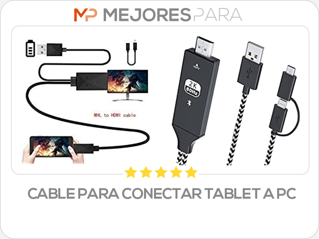 cable para conectar tablet a pc