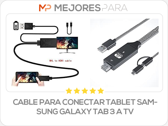 cable para conectar tablet samsung galaxy tab 3 a tv