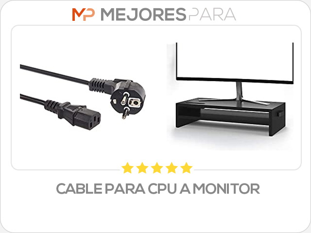 cable para cpu a monitor