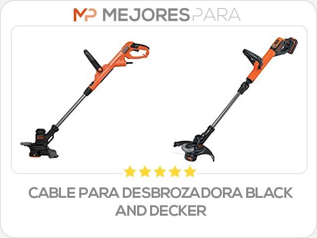 cable para desbrozadora black and decker