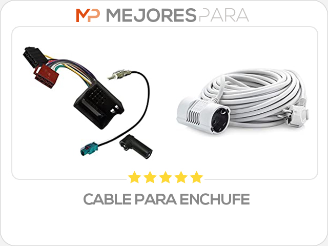 cable para enchufe