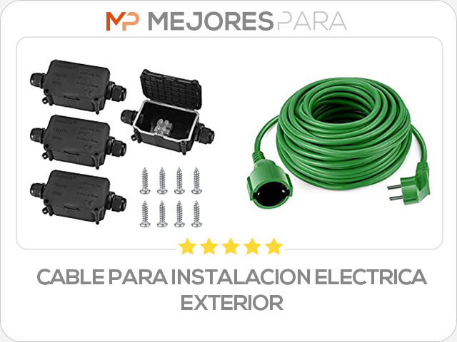 cable para instalacion electrica exterior