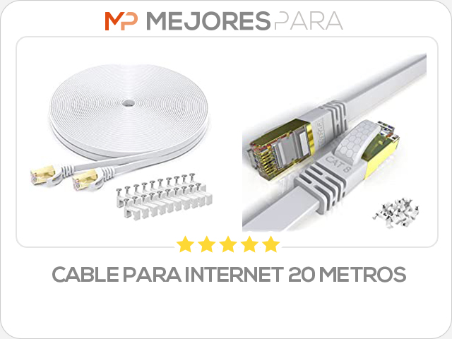 cable para internet 20 metros