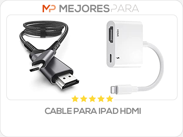 cable para ipad hdmi