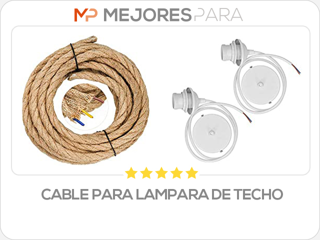 cable para lampara de techo