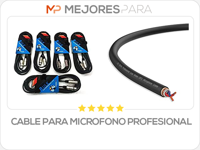 cable para microfono profesional