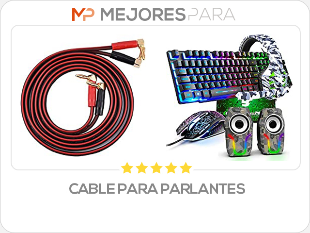 cable para parlantes