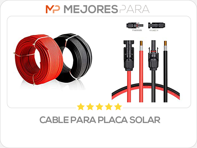 cable para placa solar