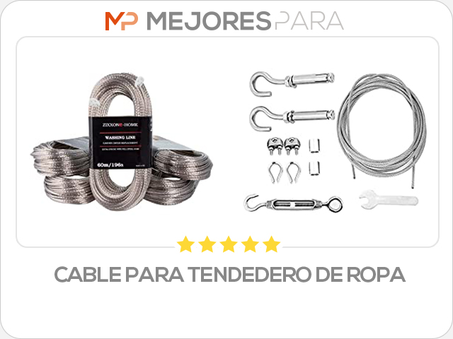 cable para tendedero de ropa