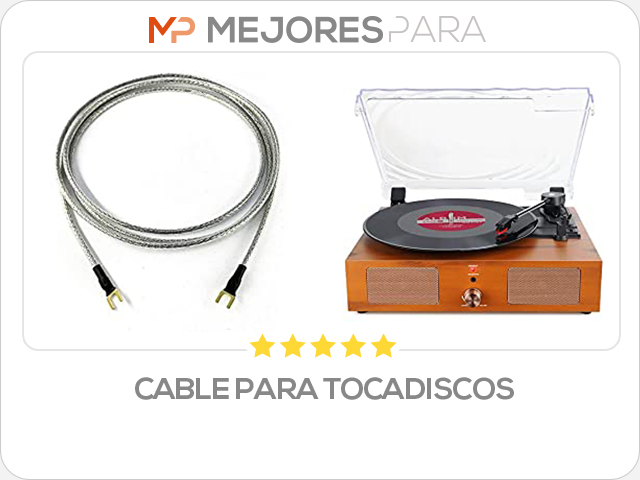 cable para tocadiscos