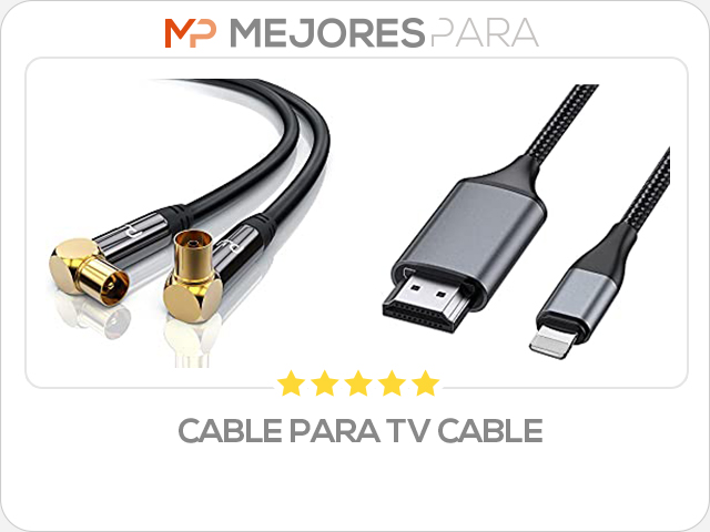 cable para tv cable