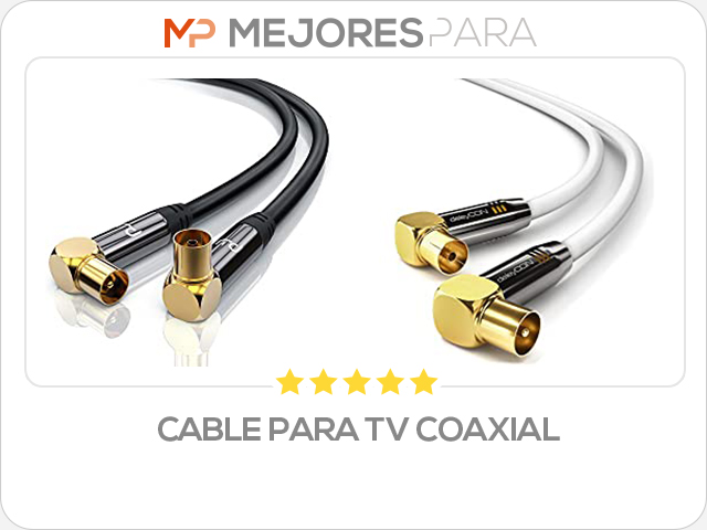 cable para tv coaxial