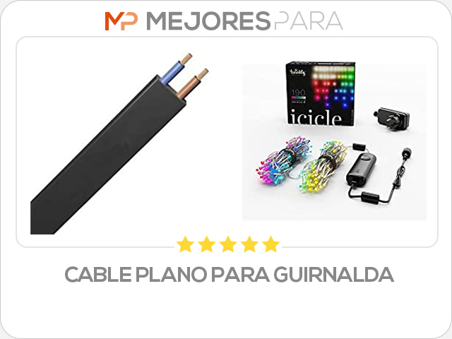 cable plano para guirnalda