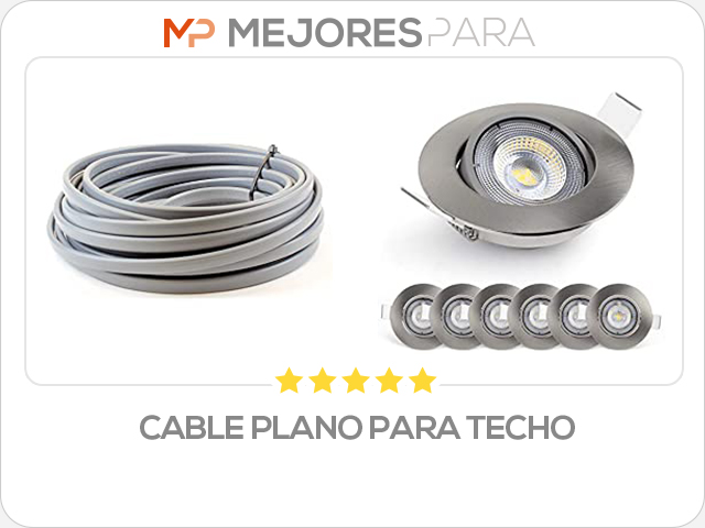 cable plano para techo