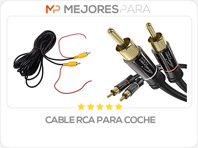 cable rca para coche