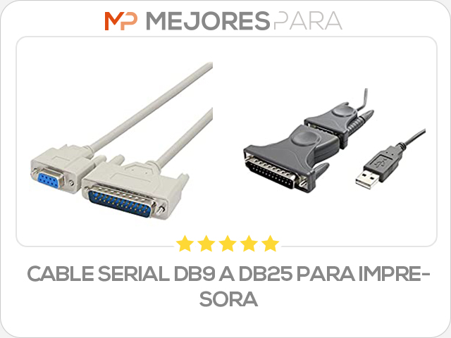 cable serial db9 a db25 para impresora