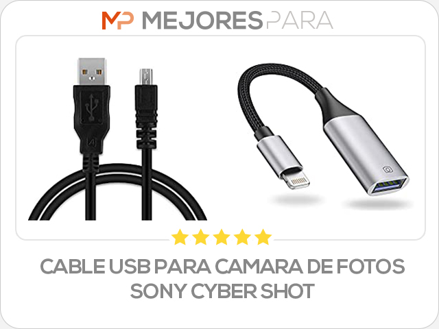 cable usb para camara de fotos sony cyber shot