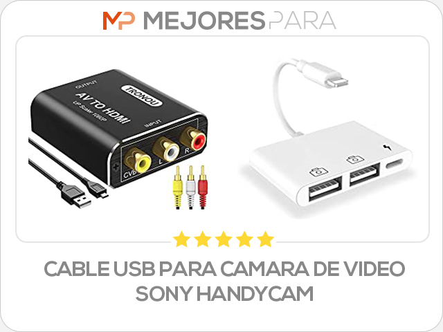 cable usb para camara de video sony handycam