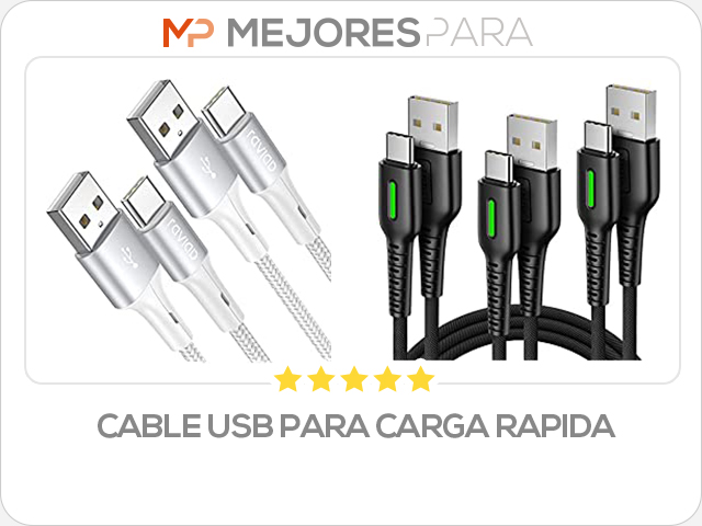 cable usb para carga rapida