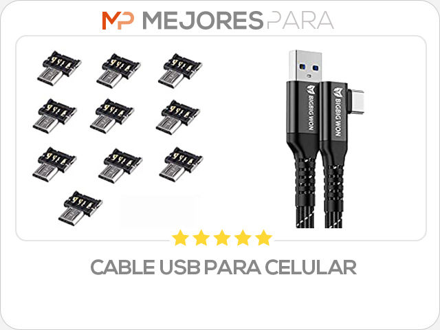 cable usb para celular