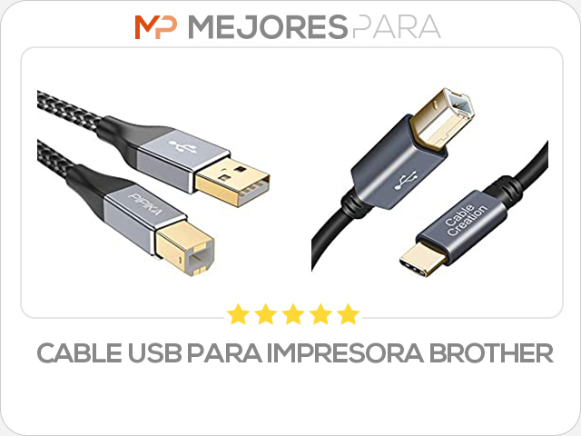 cable usb para impresora brother