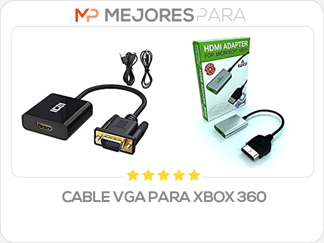 cable vga para xbox 360