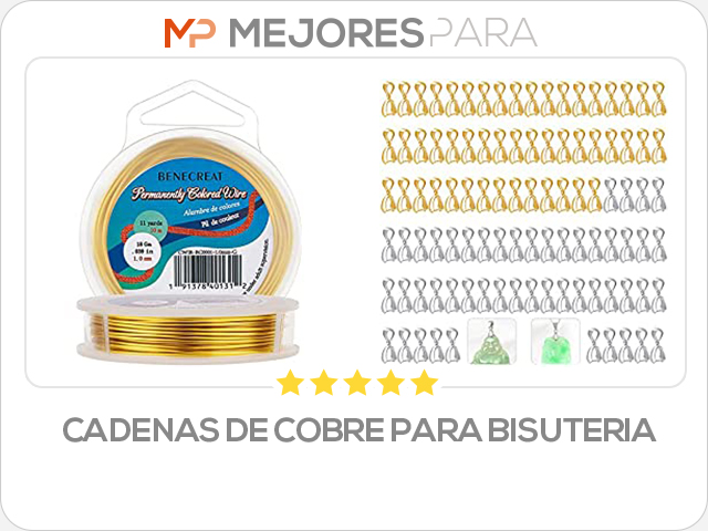 cadenas de cobre para bisuteria