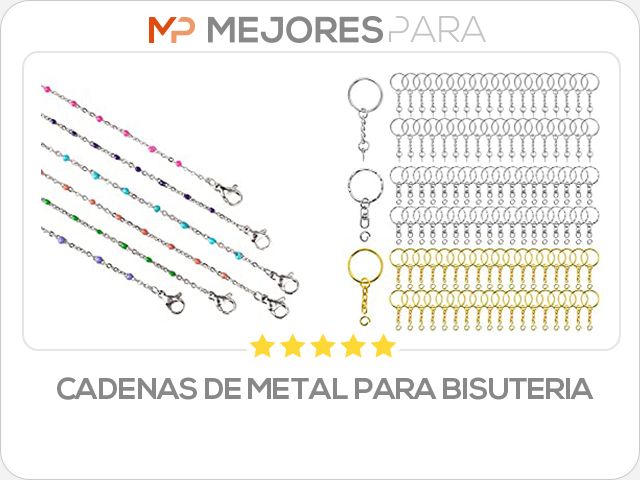 cadenas de metal para bisuteria