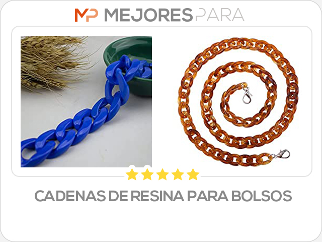 cadenas de resina para bolsos