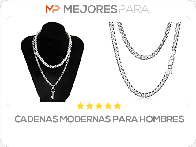 cadenas modernas para hombres