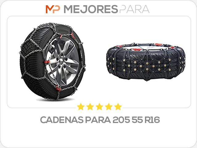 cadenas para 205 55 r16