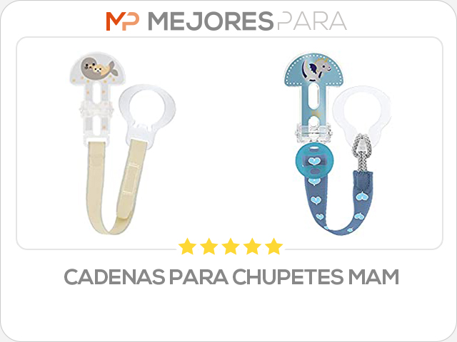 cadenas para chupetes mam