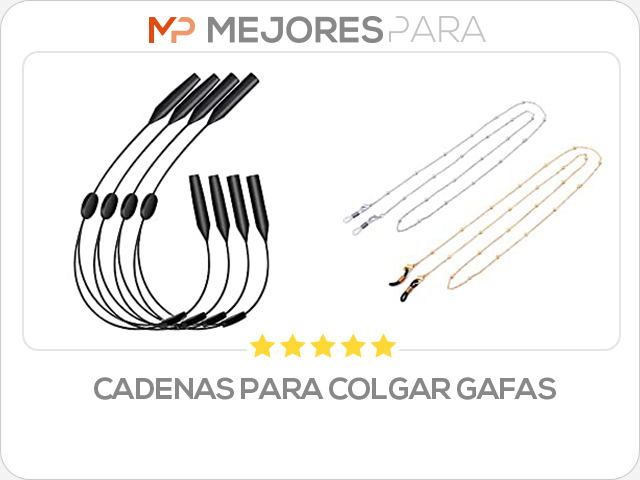 cadenas para colgar gafas