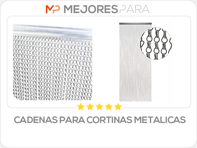 cadenas para cortinas metalicas