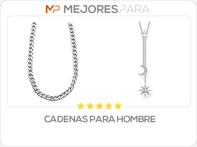 cadenas para hombre