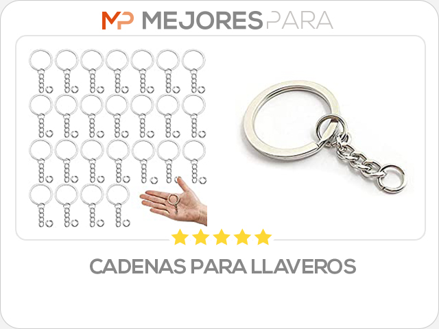 cadenas para llaveros