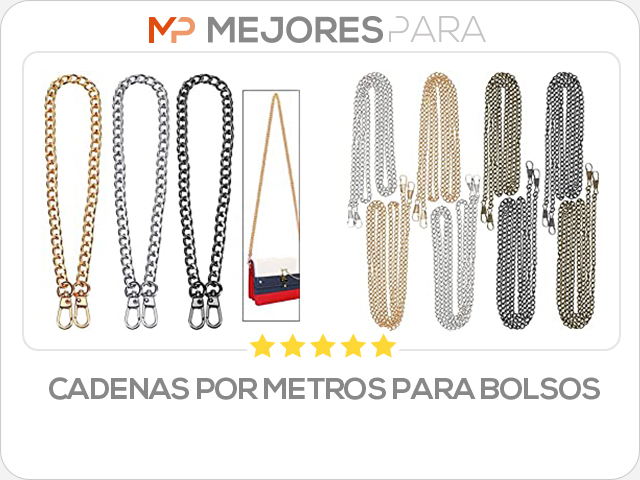 cadenas por metros para bolsos