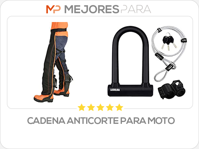 cadena anticorte para moto