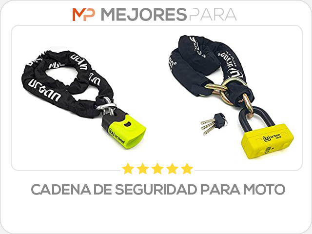 cadena de seguridad para moto