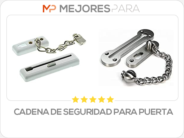 cadena de seguridad para puerta