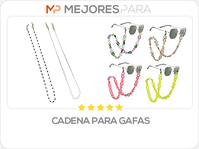 cadena para gafas