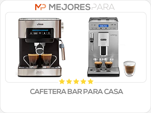 cafetera bar para casa