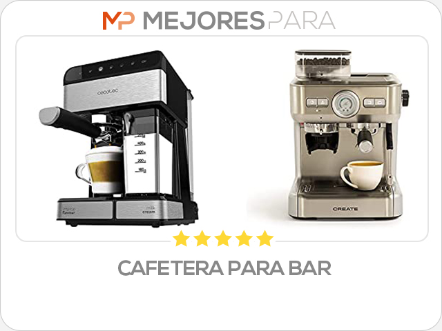 cafetera para bar