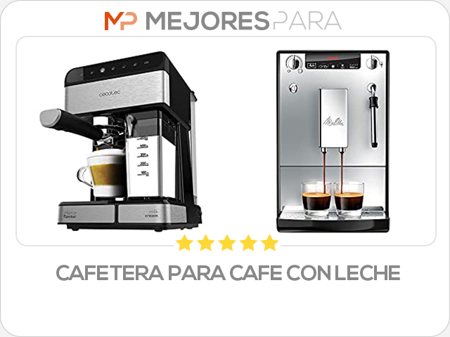 cafetera para cafe con leche