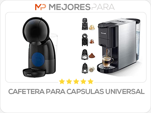 cafetera para capsulas universal