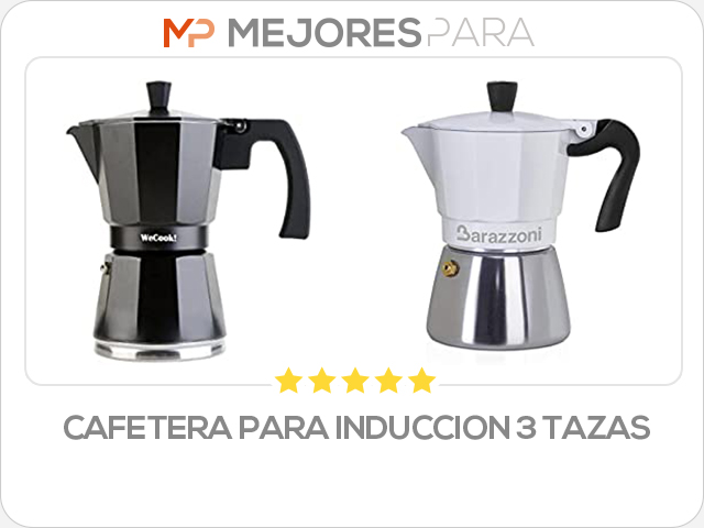 cafetera para induccion 3 tazas