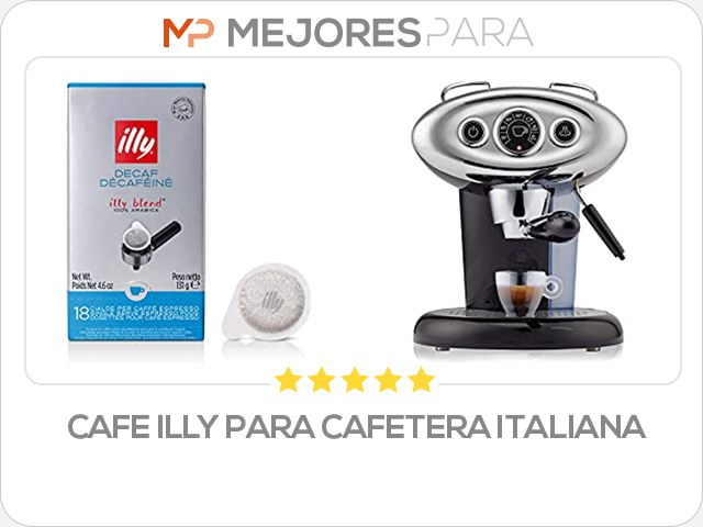 cafe illy para cafetera italiana