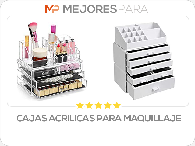 cajas acrilicas para maquillaje