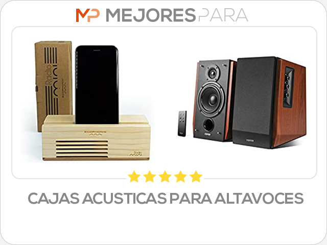 cajas acusticas para altavoces