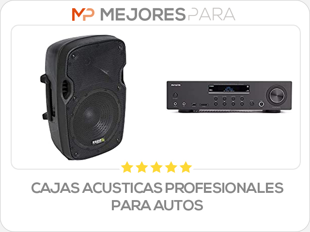 cajas acusticas profesionales para autos